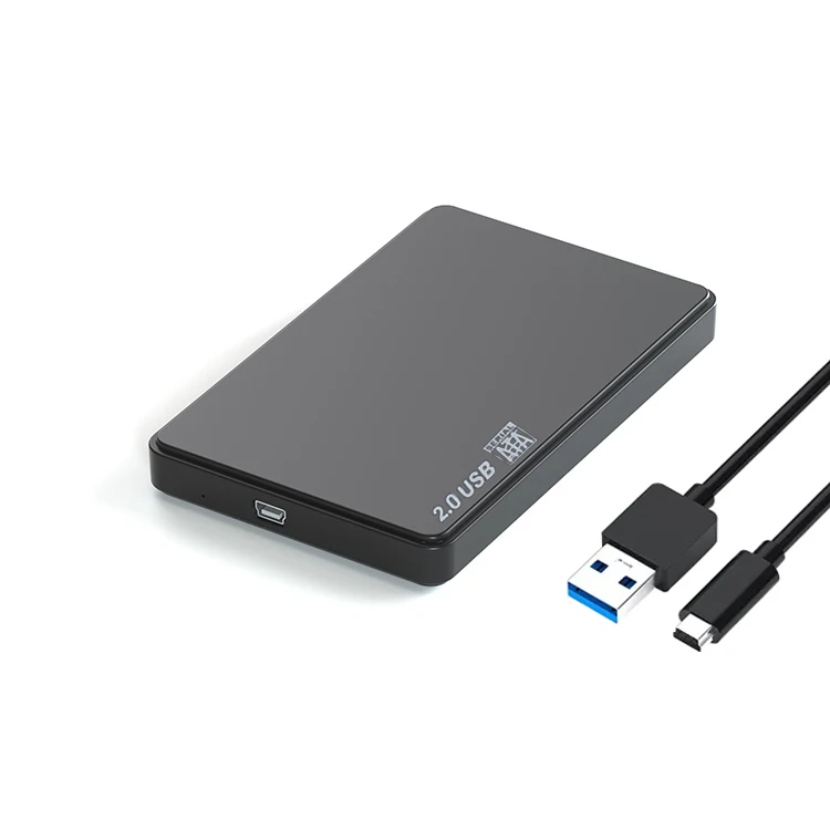 hit productExternal USB 2.0 Move Hard Drive Box 2.5 Inch SATA Serial Port Mechanical SSD Solid State Drive Box