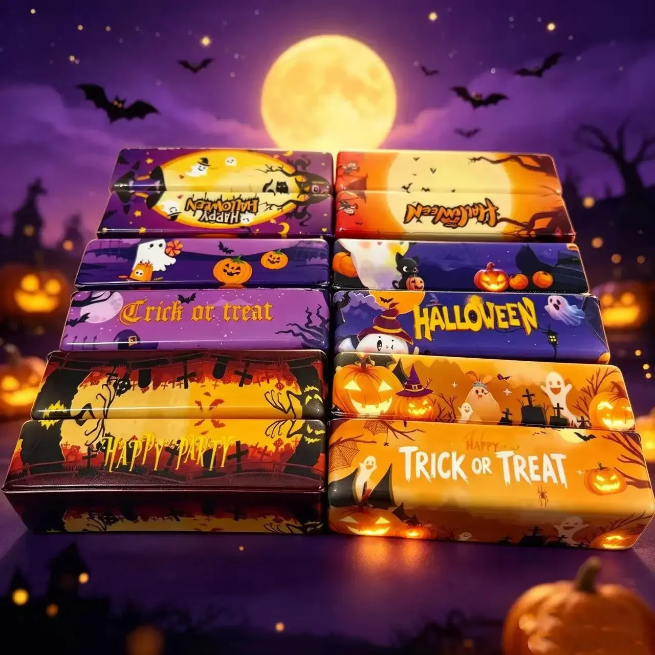 Halloween Langsam Aufsteigender Squishy Butterstick Antistress Fidget-Spielzeug Stressabbau Weiches Quetsch-Elastik-Spielzeug für Partygeschenke – Detail 4