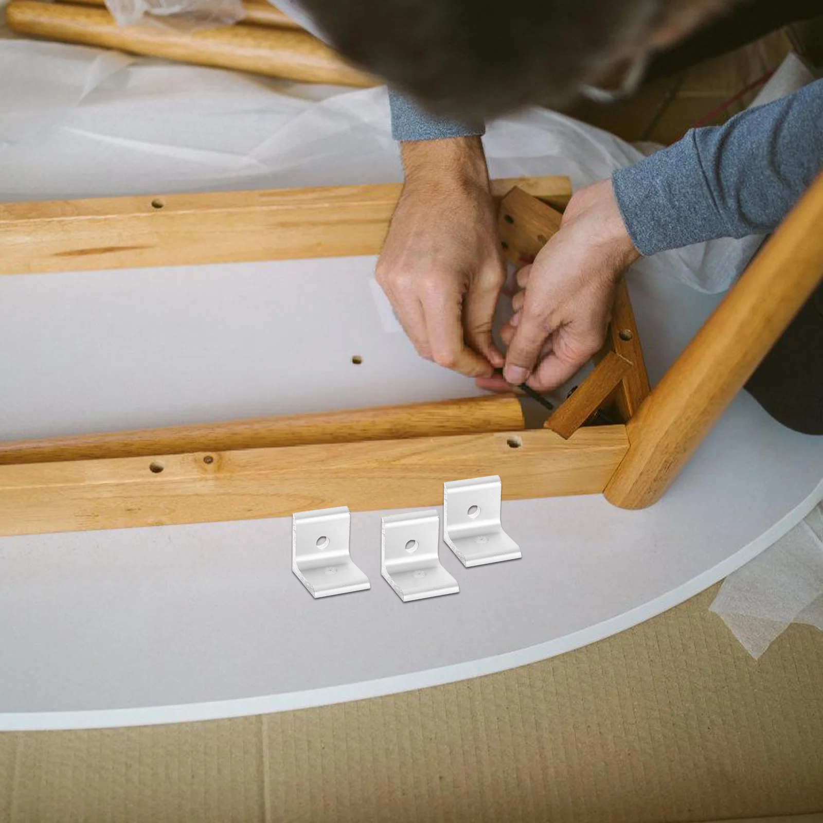 

25Pcs L Type Connector Brackets Aluminum Corner Bracket High Hardware for Aluminum Extrusion Profiles DIY