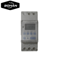 THC15A AHC15A 12V 24V 110V-220V Din Rail Digital LCD Weekly Timer Switch Relay Modular Timer