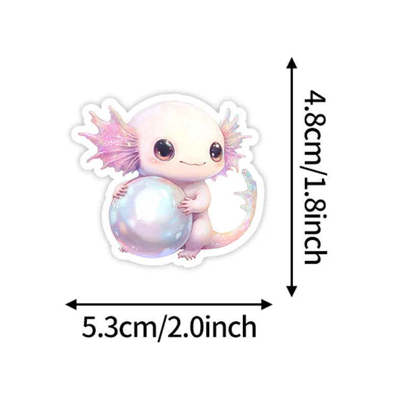 50 قطعة الكرتون الوردي الحيوان السمندر الكتابة على الجدران ملصقات DIY بها بنفسك الديكور حقائب كوب ماء سكيت الغيتار الشارات ألعاب أطفال هدية