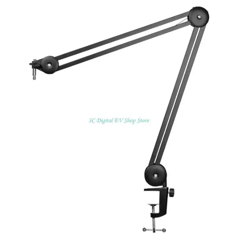 E74D Arm Upgraded Mic Arm Microphone Stand Boom Suspension Stand Adapter Clip