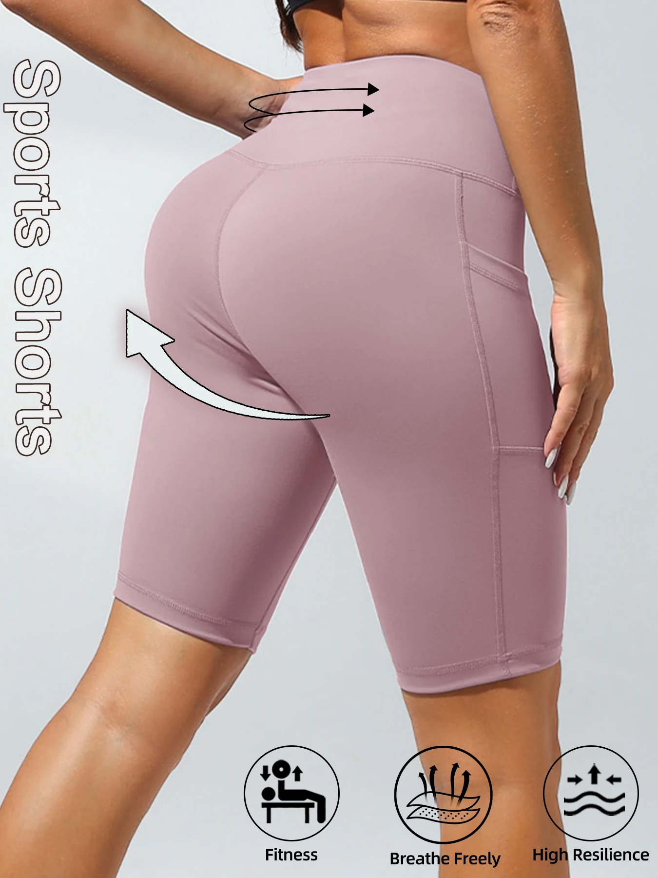Nuevas mallas de cintura alta para mujer, pantalones elásticos de Yoga, mallas con bolsillos, Push Up, ropa deportiva para correr, pantalones de Color sólido