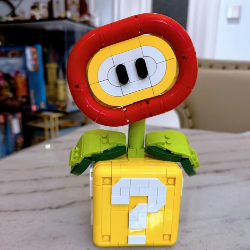 

Cannibalism Plant Model MOC Compatible 71426 Flame Flower Home Building Blocks Bricks Educational Desktop Ornamen Kids Toys Gift