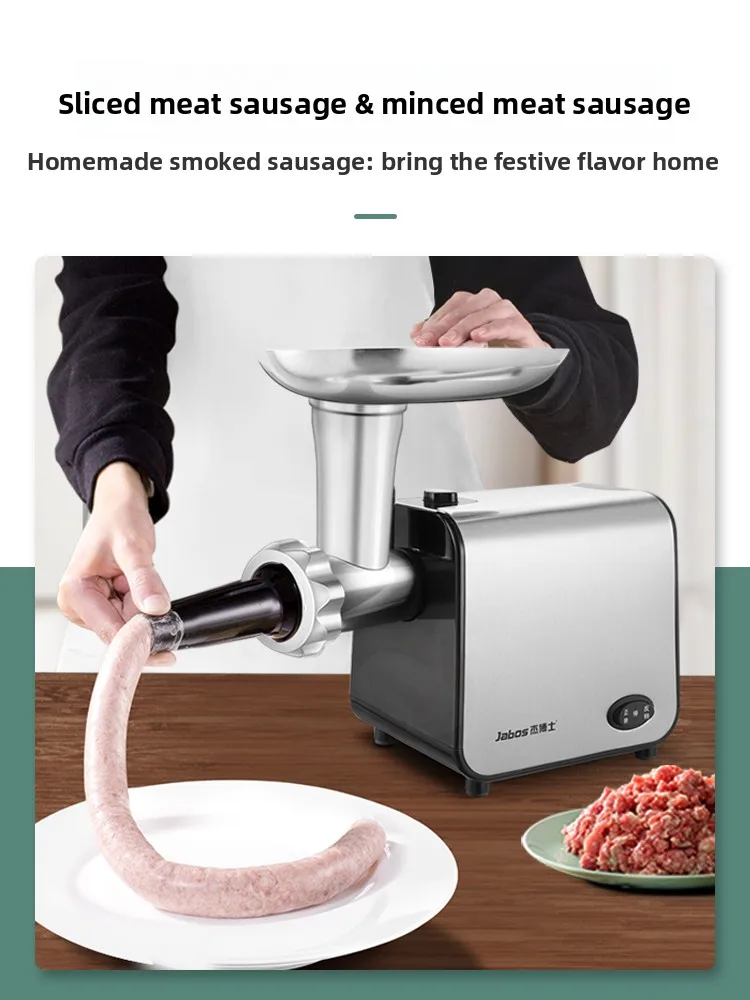 

Stainless steel meat grinder household electric mincing multi-functional small