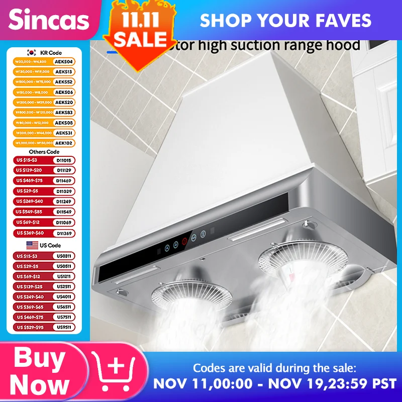 Cappa da cucina ultrasottile per aspirazione superiore da cucina Doppio motore Forte forza di aspirazione Ventilatore da cucina Conservazione energetica Ampio 710 mm
