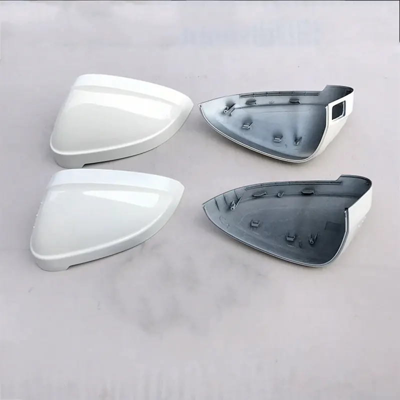 

White Side Wing Mirror Caps For Audi A4 A5 B9 2017 2018 2019 S4 S5 RS5 allroad Quattro replace Covers