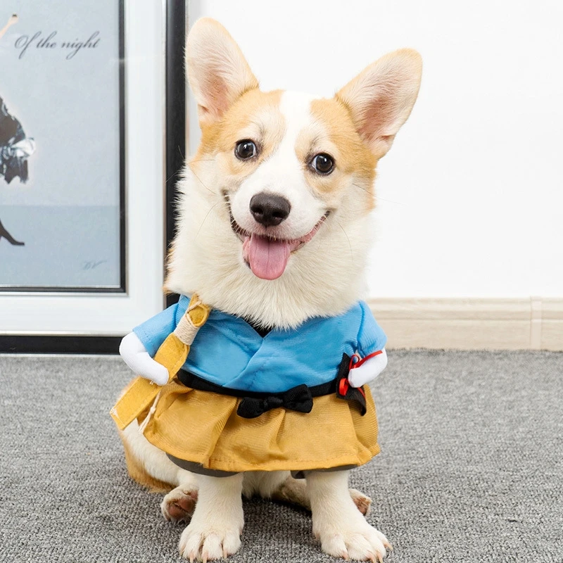 Śmieszne ubranka dla psów Pies Cosplay dla psów Kostiumy dla psów na Halloween Świąteczne akcesoria dla psów Strój na imprezę festiwalową Sukienka