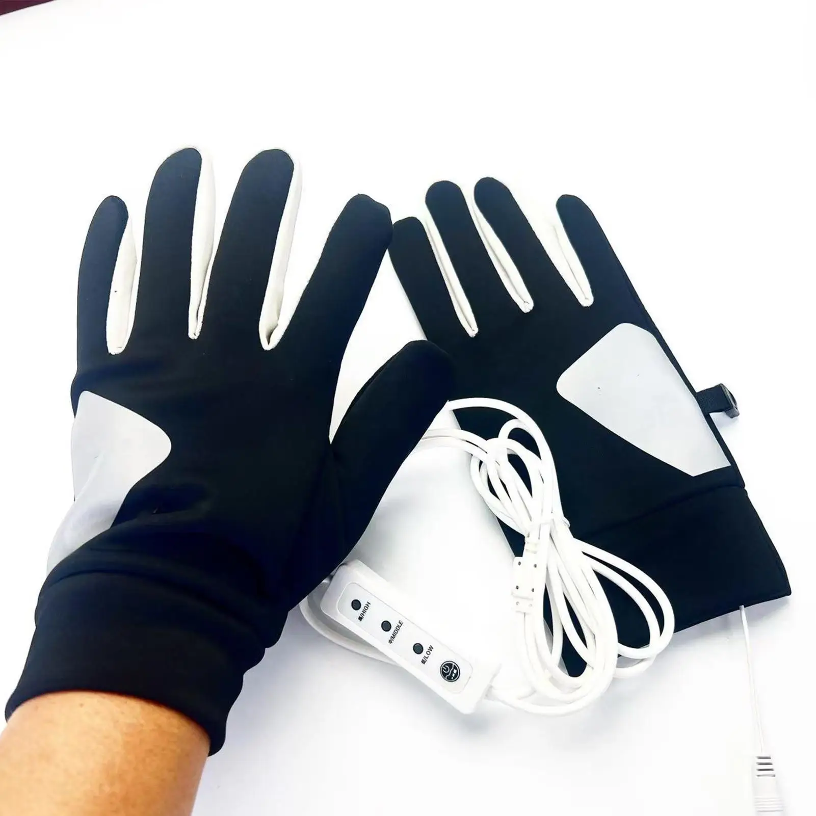 Electric Waterproof Heating Gloves Cold Weather Hand Warmers for Skiing Snowboarding Cycling Construction Snow Shoveling