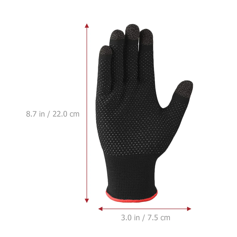 

2 Pairs Touch Screen Anti-slip Gloves Mens Outdoor Cell Phone Cycling Warm Winter Gloves Nano Silver Fiber
