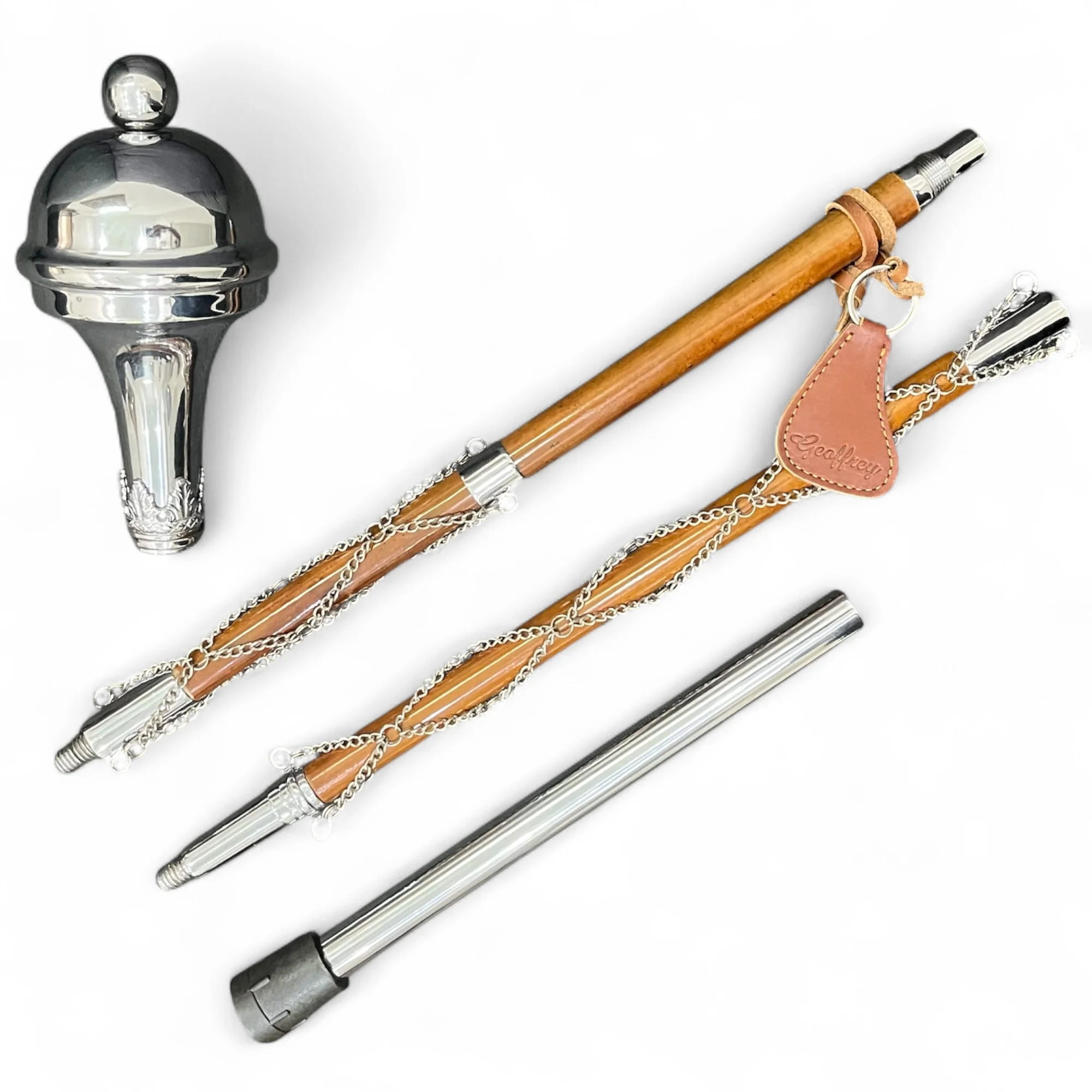 STLF 4 Ball Head Gwen Band Ceremonial Mace 48, 54, 60 with Soft Bag Instrument