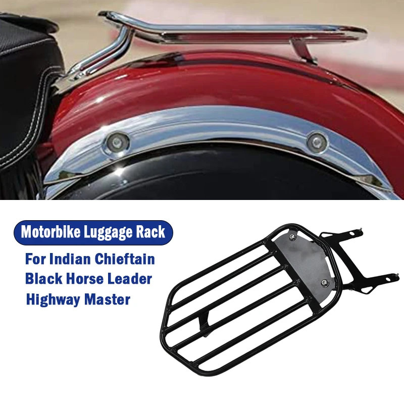 

Motorcycle Sissy Bar for Indian Chieftain Black Horse Leader Highway Master Retrofit Rear Luggage Rack Durable Rear Tail Rack