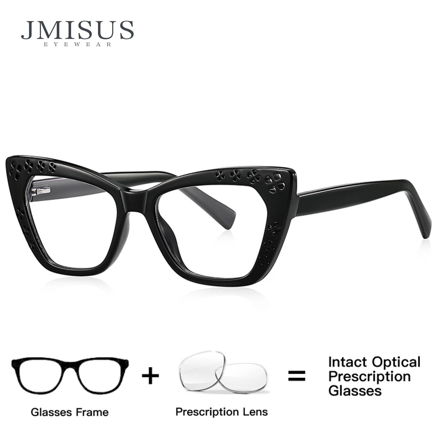 

Японские классические квадратные очки JMISUS ручной работы из ацетата, фотохромные оптические очки-бабочки для женщин