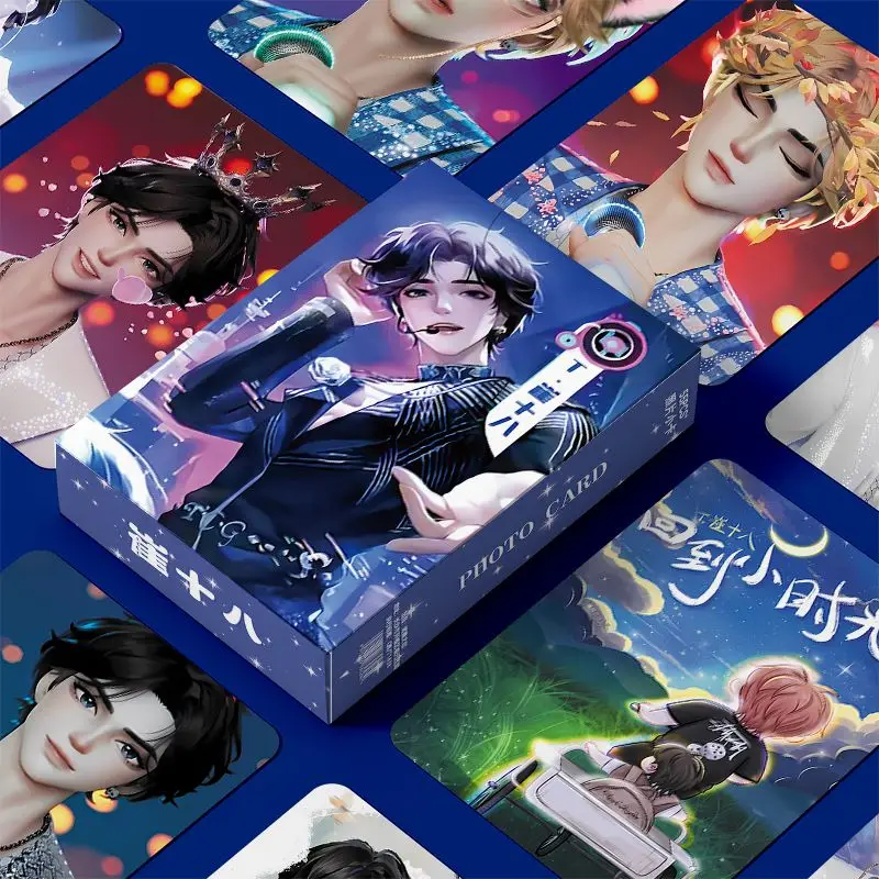 55 Pc/set Tingchao Pavilion: Cui Shiba Manga Laser Lomo Card Album Comic Characters Photo card Fans Collection Cards