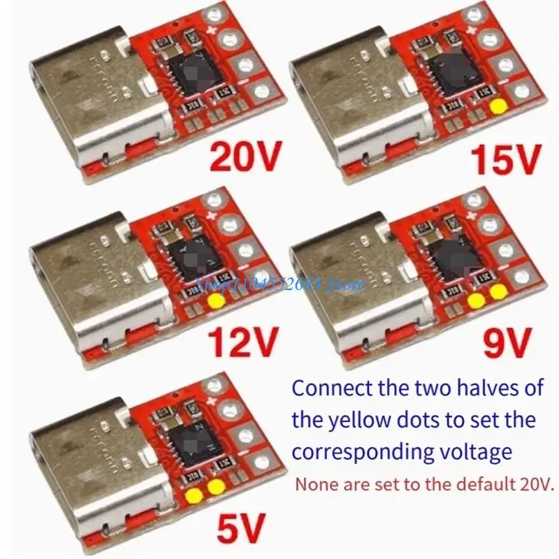 Y6GD PD Voltages Converters ที่มีการกำหนดค่าจัมเปอร์ 5V 20V ที่อยู่อาศัยโลหะ