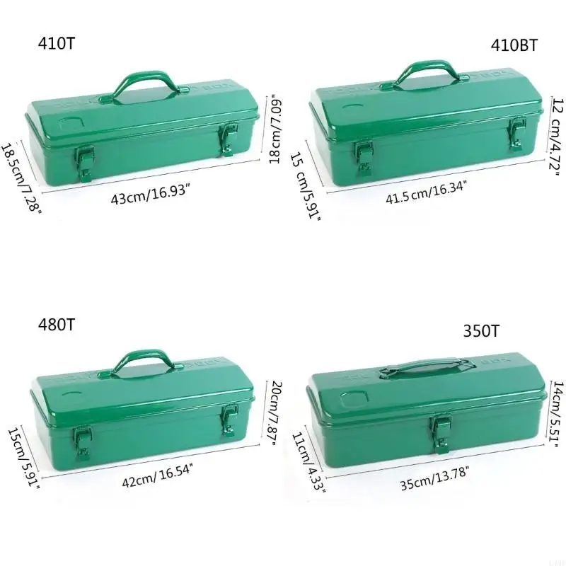 Multifunctionele Hardware ToolBox Draagbare ijzeren behuizing Beschermende opslagapparatuur L4MF