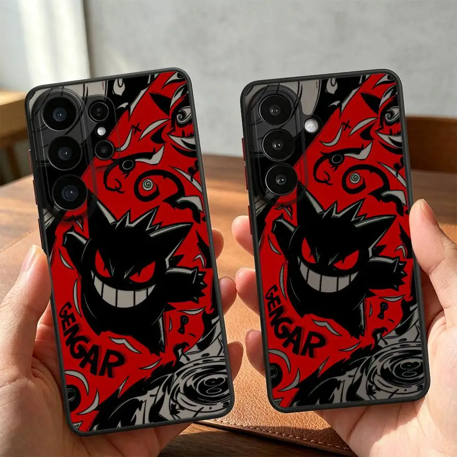 P-Pokemons G-Gengars Coole Hülle für Samsung Galaxy S26 Ultra S24 Plus S23 FE S20 S25 FE S21 S26 Note 20 Ultra 10 S22 Handyhülle