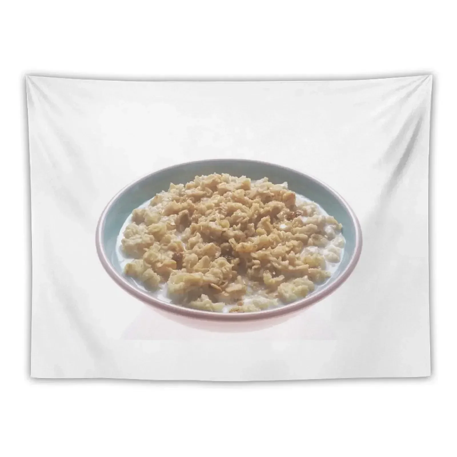 Bowl of Oatmeal Tapestry Cute Decor Aesthetic Room Decorations Tapestry