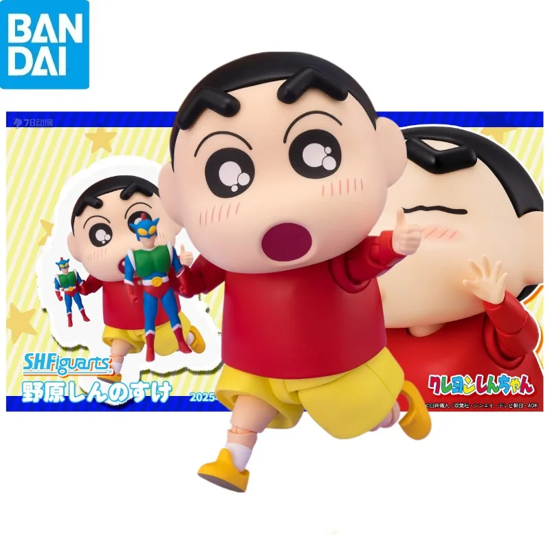 

Оригинальный Bandai S.H.Figuarts SHF Tokusatsu Crayon Shin-chan Action Kamen, экшн-фигурка, коллекция игрушек, модель в подарок