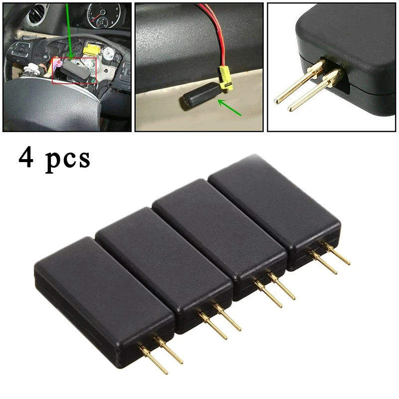 4PCS Car Air Bag Scan Diagnostic Tools Emulator Car SRS Resistor Bypass Fault Finding Diagnostic Tool Airbag Simulator Emulator