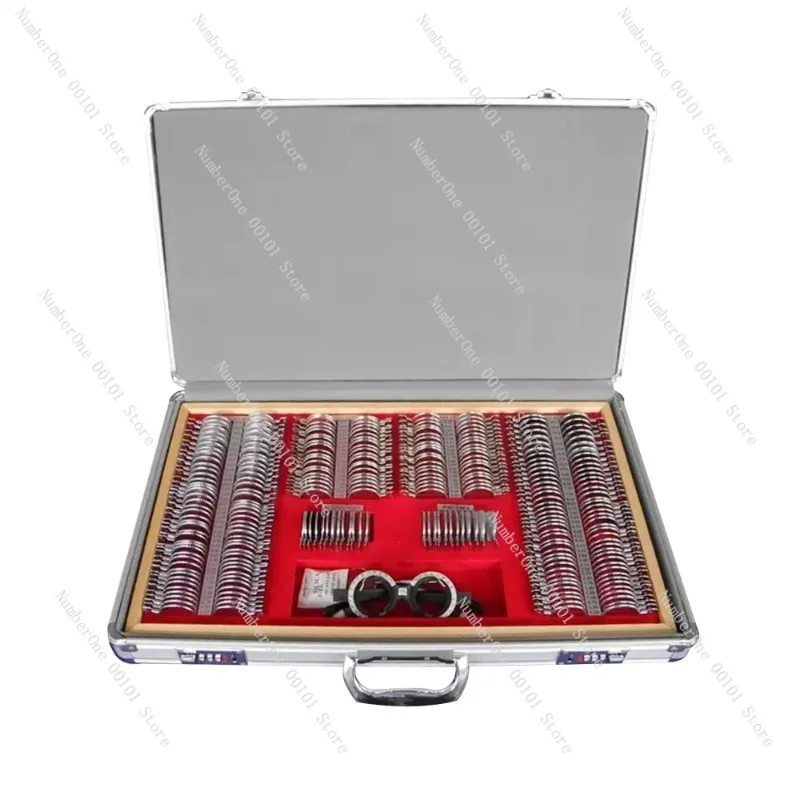 Glasses Lens Case TLS-266A | Metal Outer Ring Optical Tools | Insertion Case | Optometry Equipment Lens Case