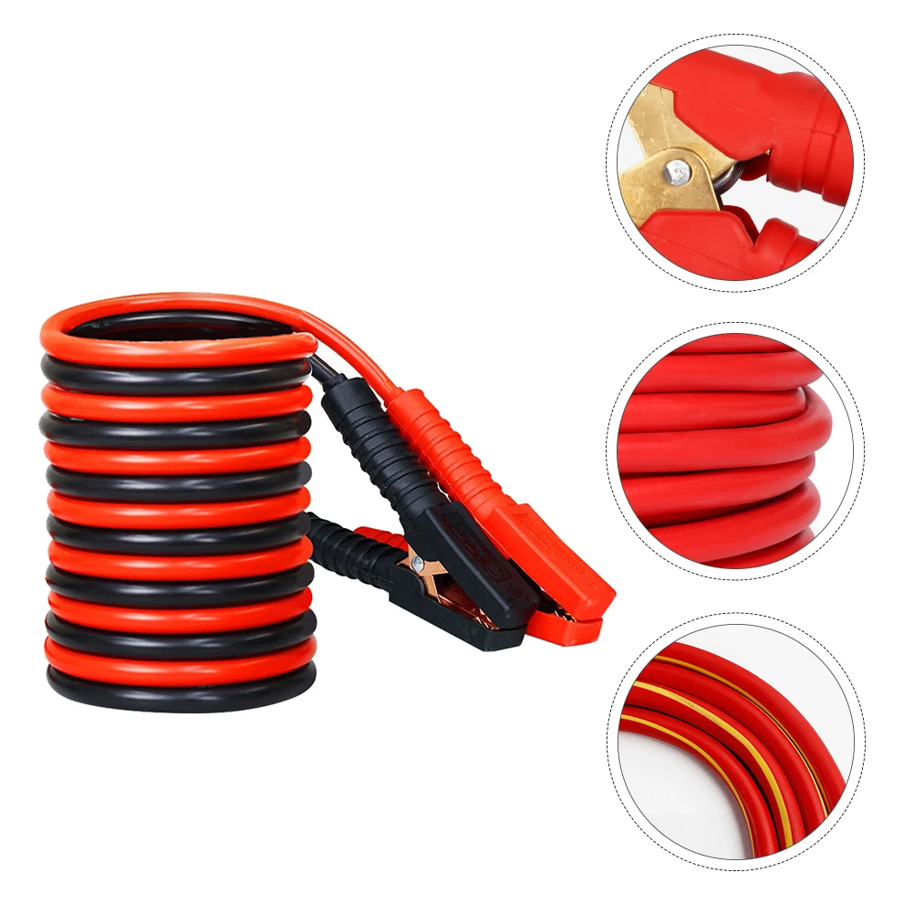

Automotive Jumper Cables Copper Clad Aluminum Wire for Car Truck SUV Durable Professional Use Starting Batteries