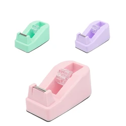 Cute Desktop Tape Dispenser, Desk Tape Holder, Handheld Adesivo Washi, Assento para Office Home e Escola, Artigos de papelaria, Novo