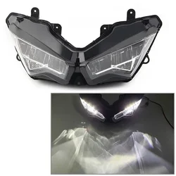 Motorcycle Front Headlight Lamp Assembly Lens For Kawasaki Ninja 400 EX400 2018-2022 2019 2020 2021