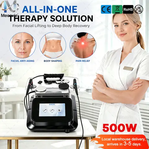 2026 INDIBA 448KHZ Tecar Therapy Machine Physiotherapy Pain Relief Body Slimming Skin Rejuvenation Professional SPA Salon Beauty