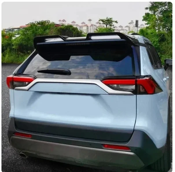 

Хромированная задняя верхняя крышка багажника для Toyota RAV4 RAV 4 XA50 2019 2020 отделка из углеродного волокна задняя дверь защитная полоса Deg