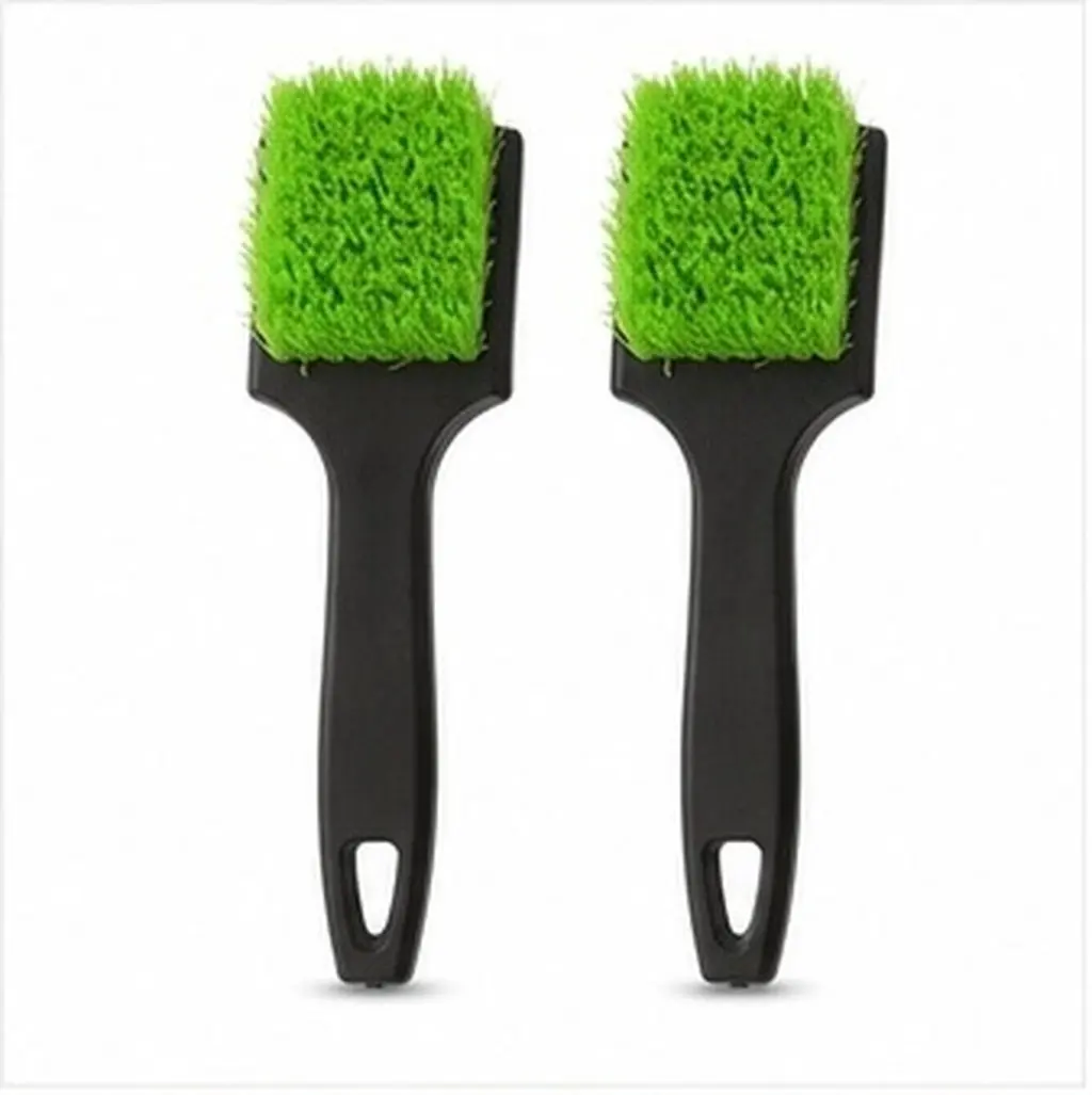 2Pcs Crevice Brush Horse Water Trough Cleaning Stiff Bristle Farm Bucket Scrubber Ergonomic Handle Livestock Stable Scrub Brush