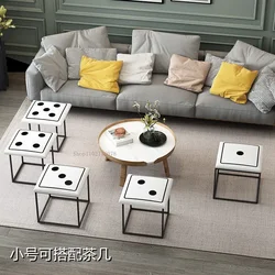 5 in 1 Sofa Stool Living Room Funiture Home Combination Fold Stool Iron Multifunctional storage stools Chair furniture ottoman