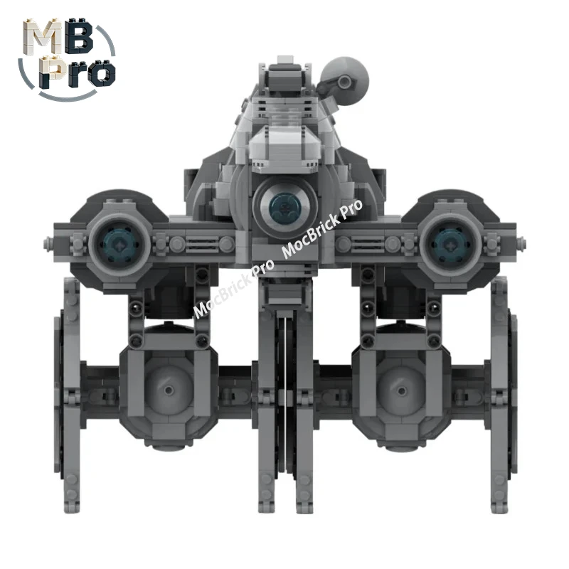 

Имперский штурмовой корабль Гозанти: Конструктор MOC в стиле Sci-Fi, модель межзвездного военного корабля, кирпичики для сборки, подарок для взрослых