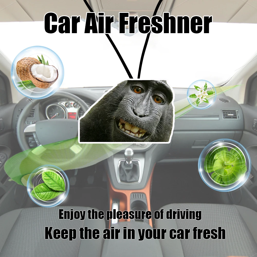 Gorilla Hanging Freshener: Fresh & Funny All the Way