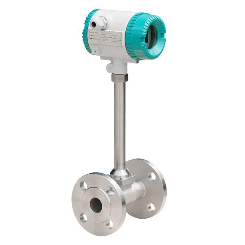 Air Steam Vortex Flow Meter, temperatura e pressão compensação, Sensor, RS485, 4-20mA