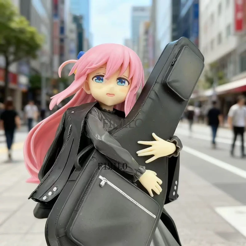 شخصيات أنيمي Bocchi ذا روك الدائمة كيتا Ikuyo Gotoh Hitori دمى الجيتار الشكل البلاستيكية جمع نماذج هدايا عيد الميلاد