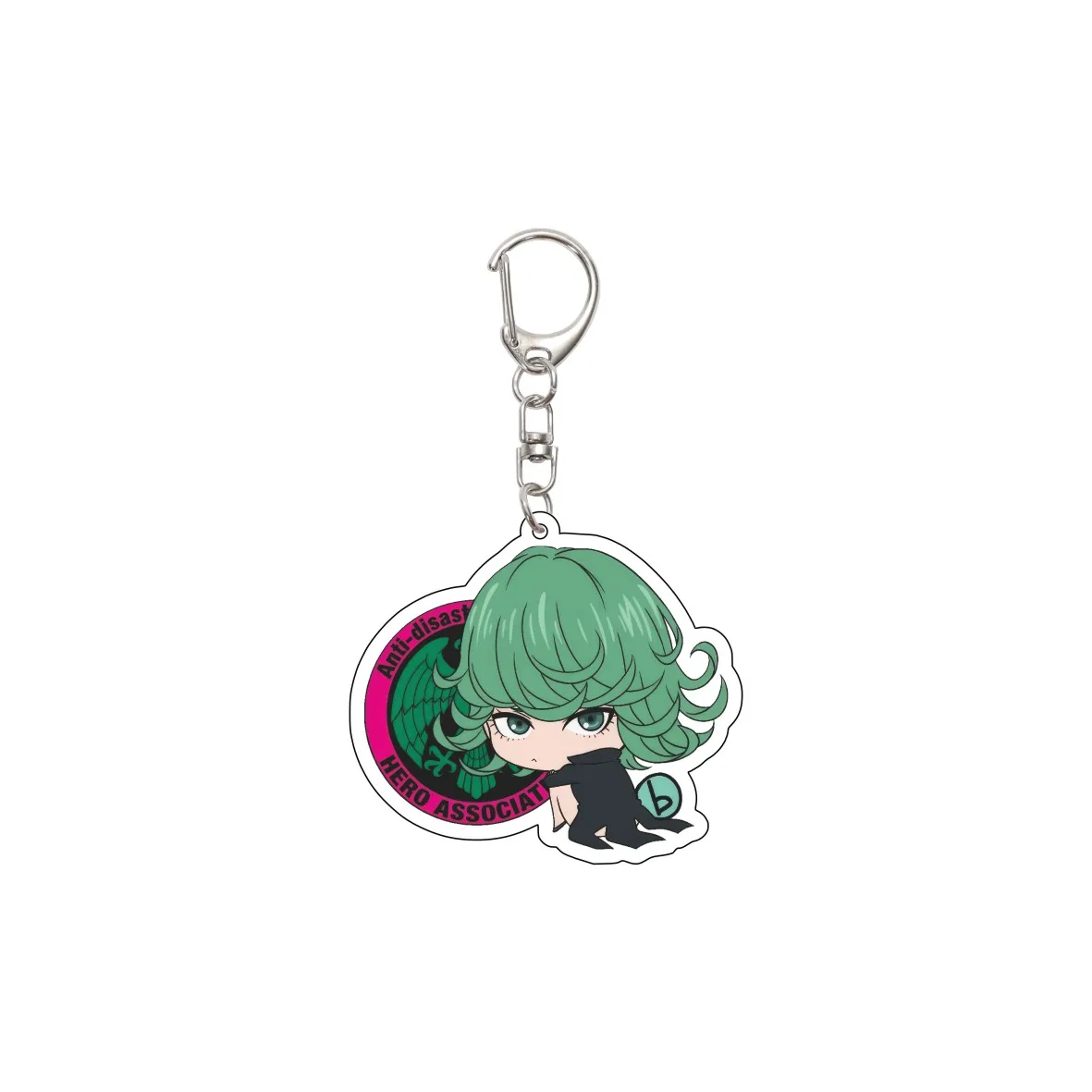 55MM Anime ONE PUNCH MAN Keychain Saitama/Genos/BLAST/Tatsumaki Key Chain Acrylic Model Plate Christmas Gifts - view 3