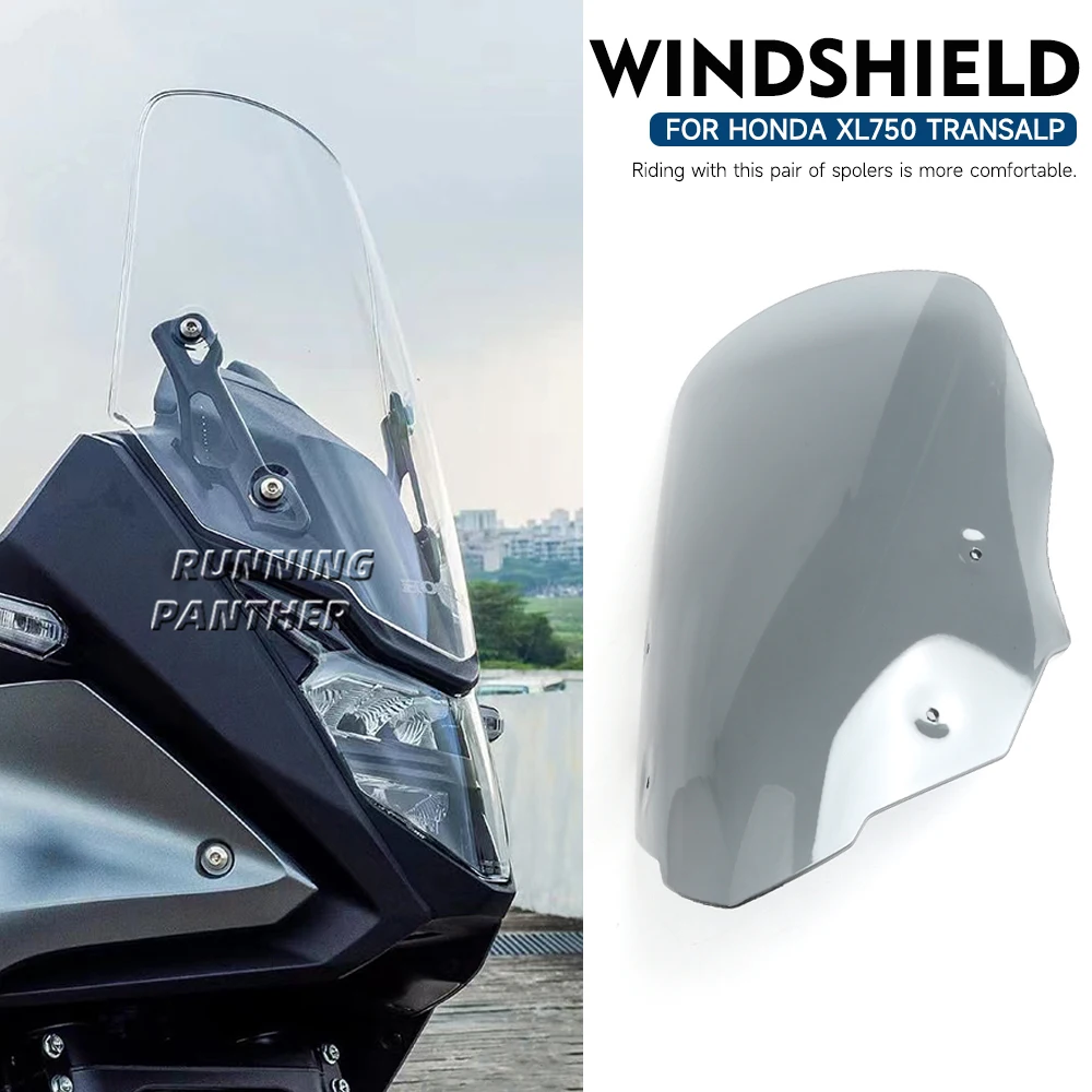 

For HONDA XL 750 XL750 TRANSALP xl750 transalp 2023 Motorcycle Windshield Spoiler Windscreen Deflector New