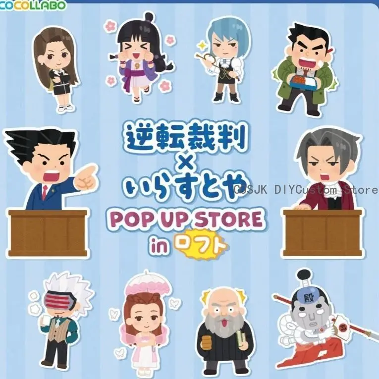 

Anime Ace Attorney Gyakuten Saiban Miles Edgeworth Phoenix Wright Acrylic Stand Cute Decor Standing Sign Display Halloween Gift