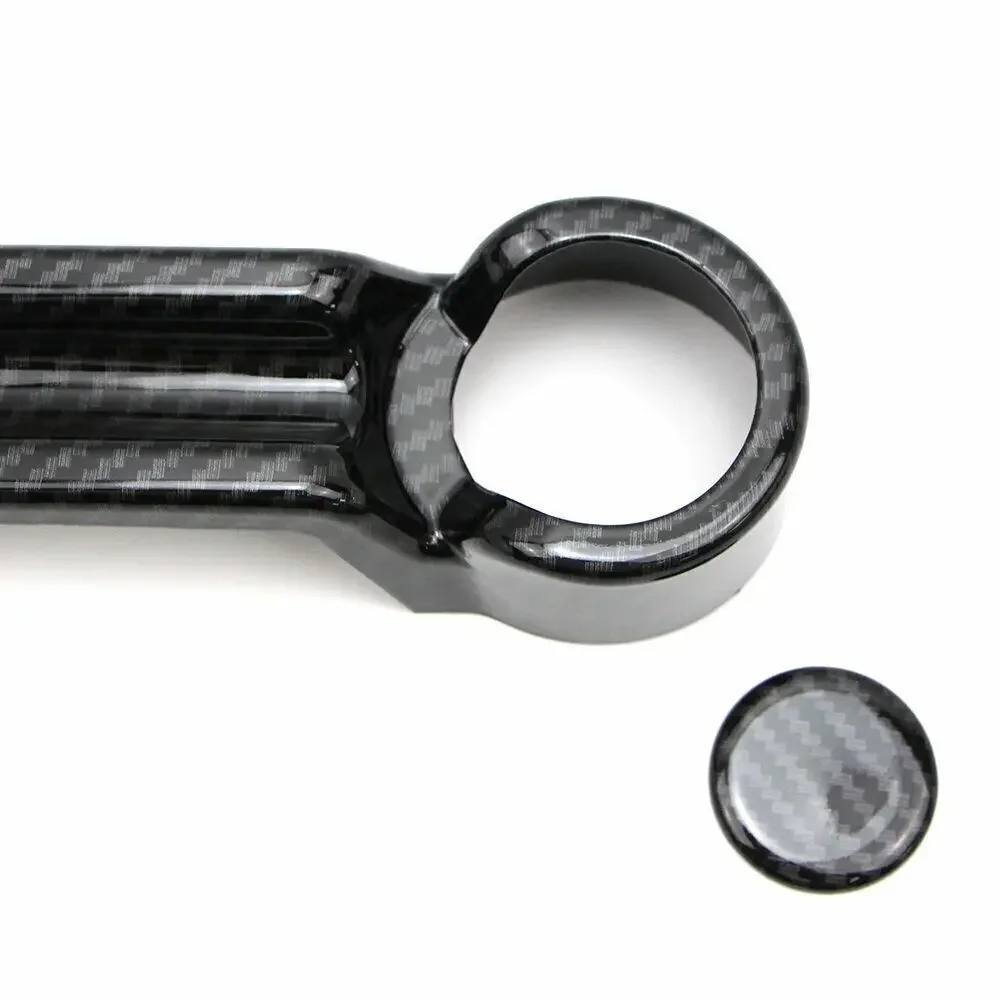 For Jeep Wrangler JK JKU 2007-2018 Liberty Dodge Nitro Car Carbon Fiber Style Exterior Door Handle Moulding Cover Trim Decor