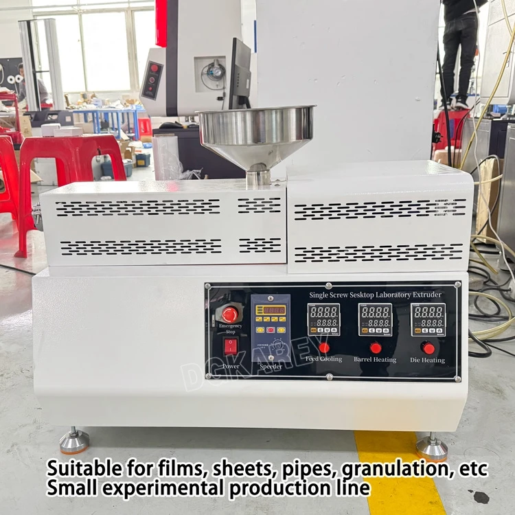 Professional Desktop Extruder Machine with Precise Temperature Control for Plastic and Rubber Compounding