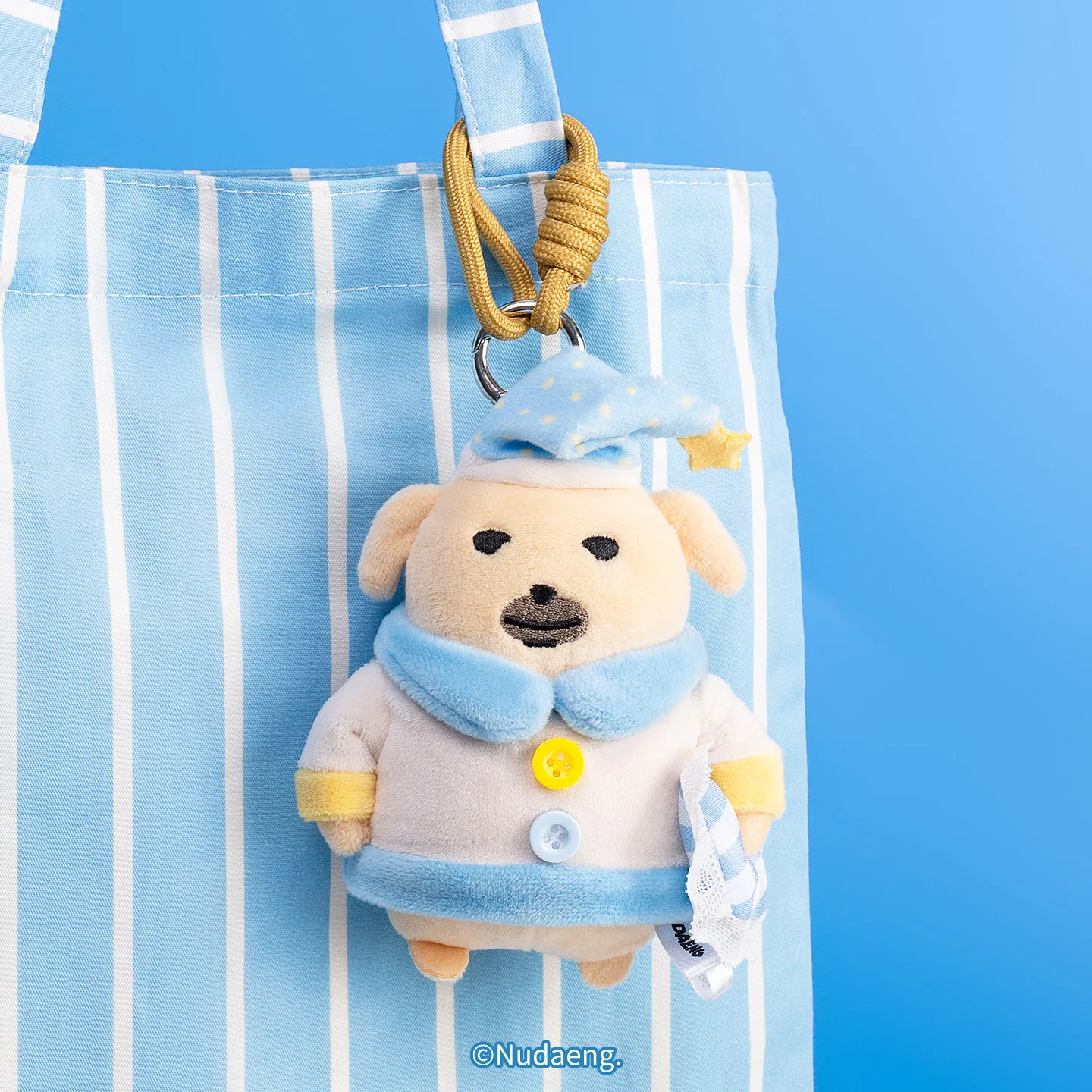 New In Stock Nudaeng Dipping Sauce Dog Plush Toy Pajamas Style Cute Pendant Funny Soft Plush Doll Bag Decoration Gift