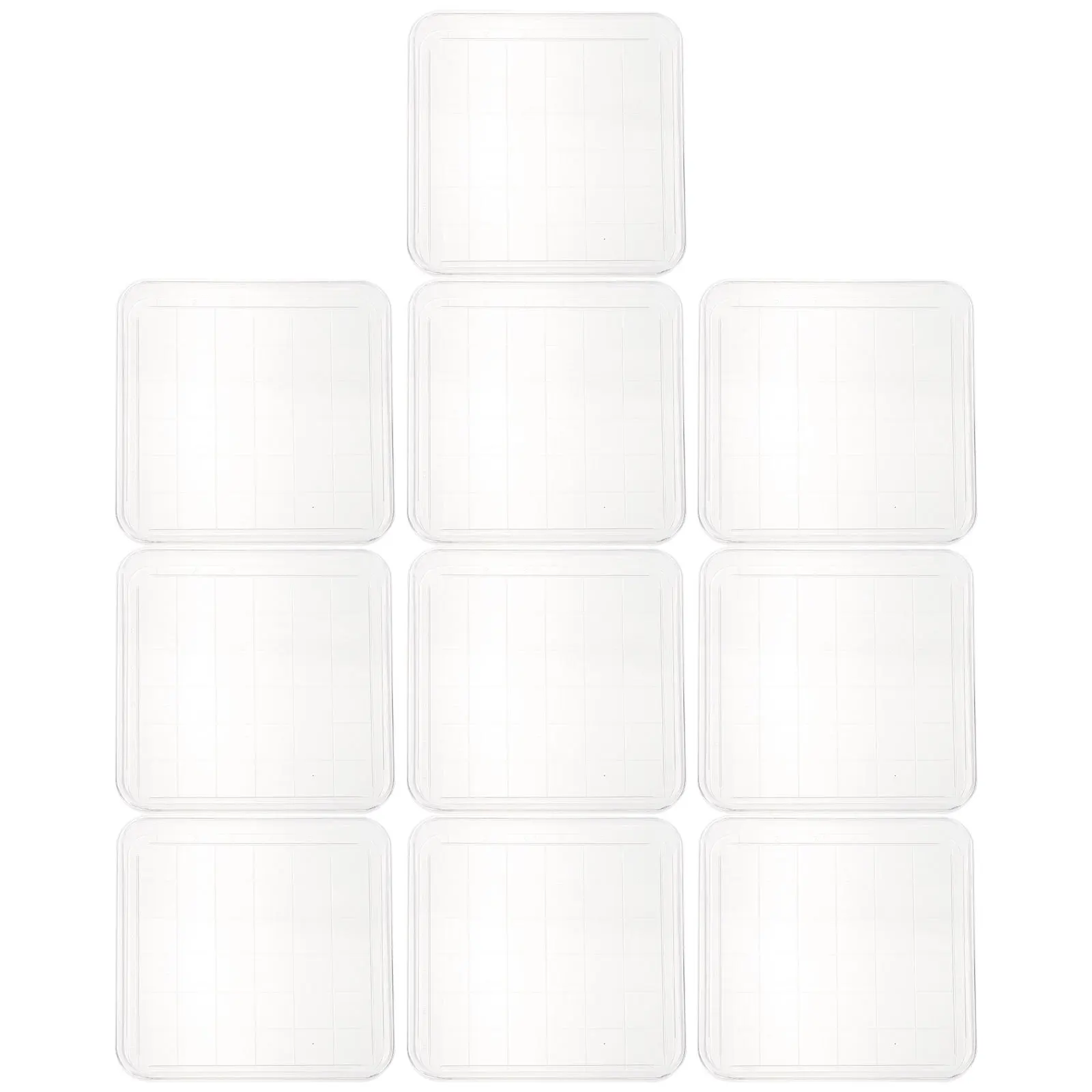 

10 Pcs High Borosilicate Disposable Petri Dish Culture Plate Plastic Clear Containers for Science Project