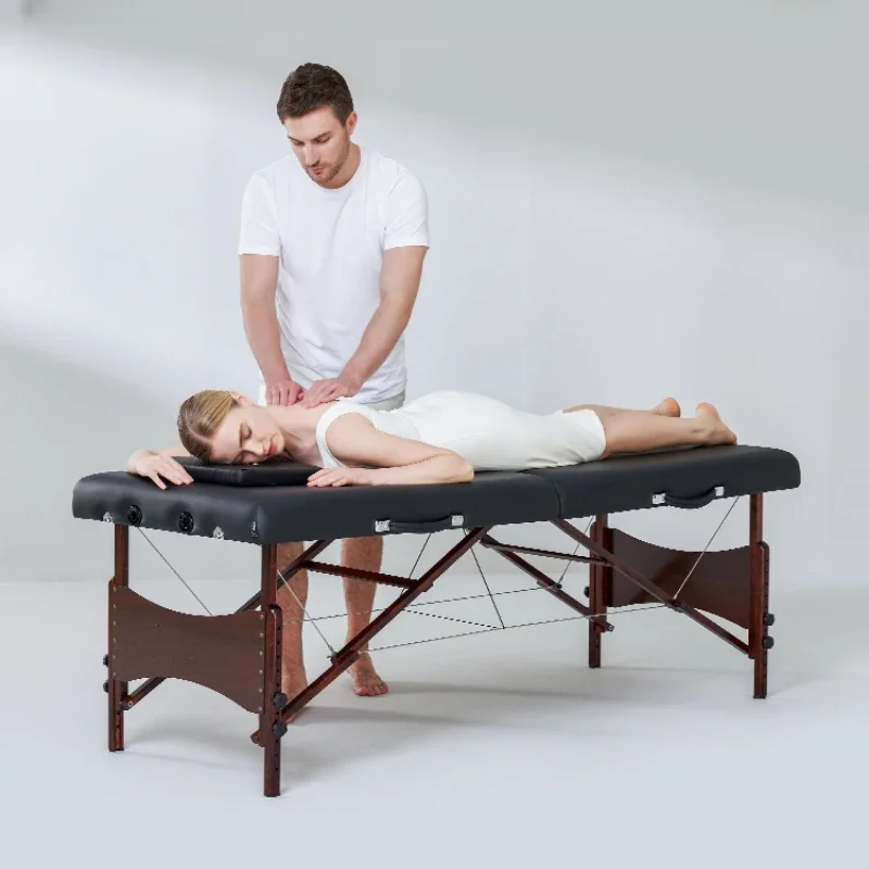 

Portable Massage Table Aesthetic Stretcher Beauty Professional Bed Folding Lit Pliant Treatment Mesa De Massagem Profissional