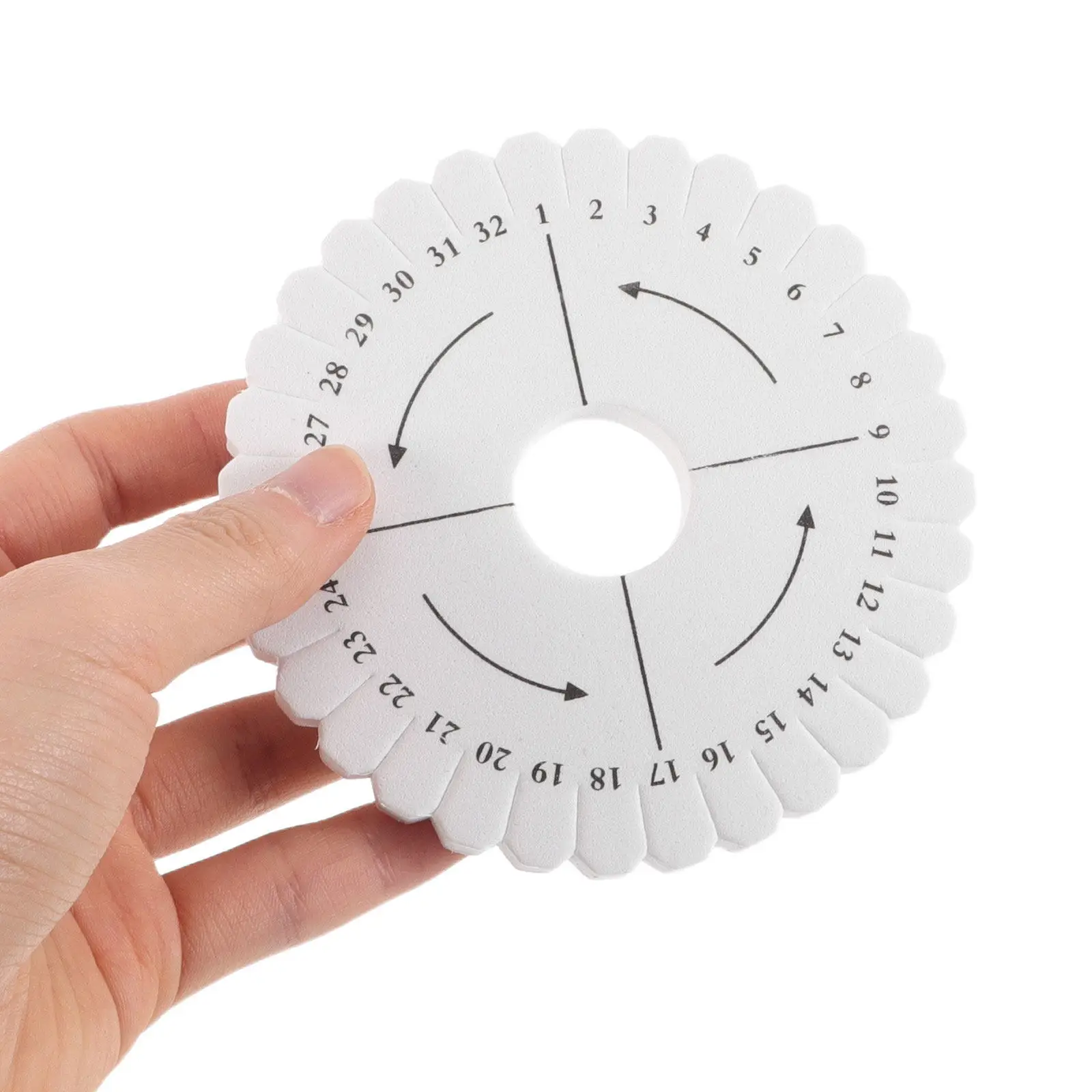 

Набор из 20 гибких круглых дисков для плетения браслетов, доска для плетения из ниток, портативный инструмент для ручного плетения