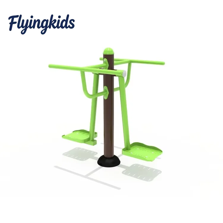 Flyingkids Steel Outdoor Double Seated Pedaling Trainer Park Sports Machine Exercise Fitness