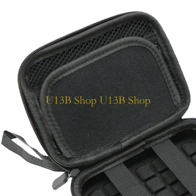 U13B Water Repellents Carrying Case with AntiShock Features for MT53 Photo Printers Mesh Pockets for Cables Accessories