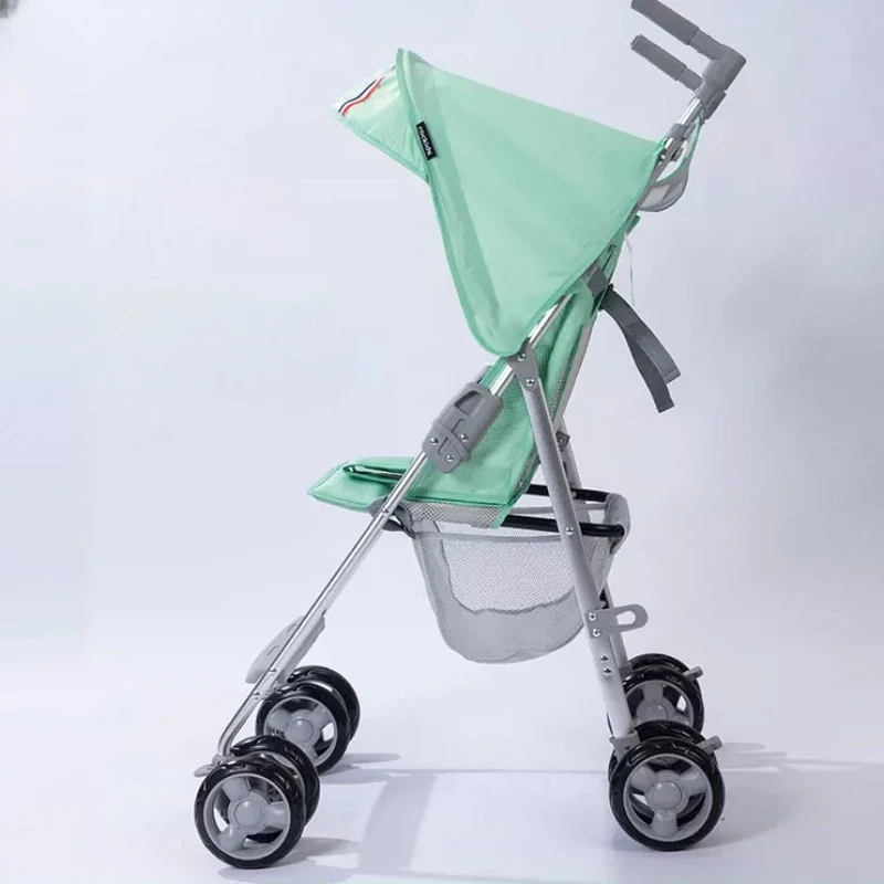 Folding baby stroller Lightweight Easy Baby Walk Tool Sitting lying wide seat handcart Convenient carry board children\'s carts