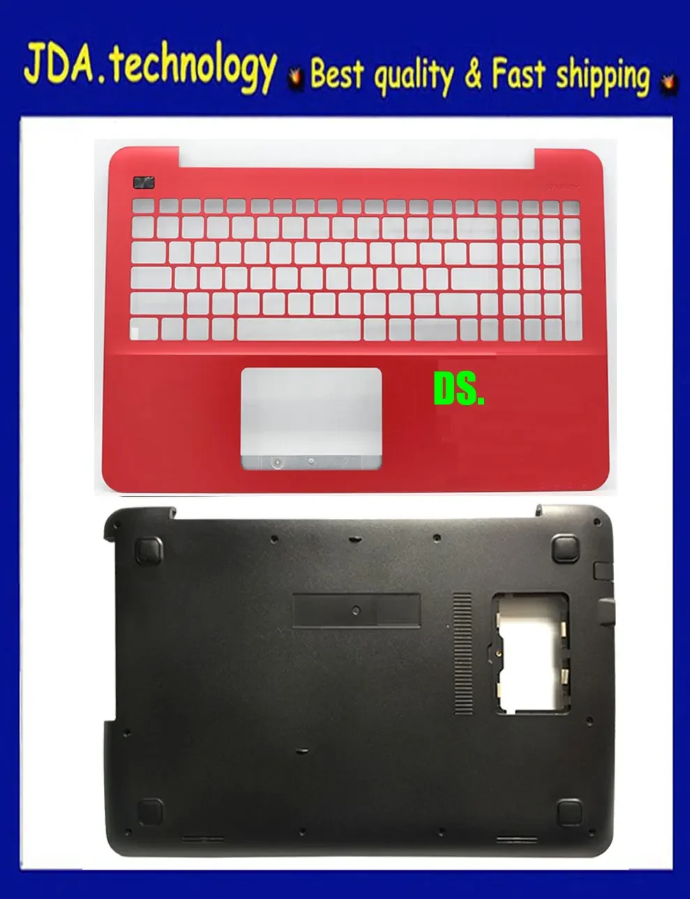 New For ASUS X554 F554 K554 X554L F554L Palmrest keyboard bezel Upper cover+bottom case,Red