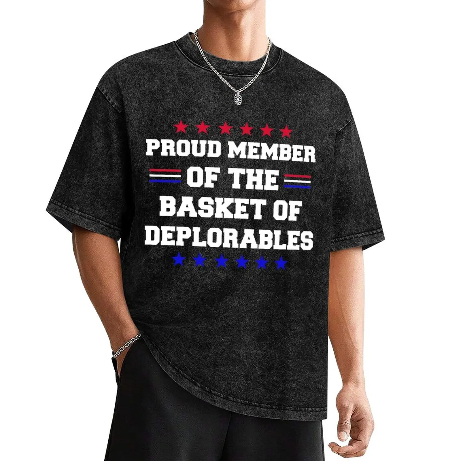 Proud Member Of The Basket of Deplorables T-Shirt anime tshirt custom shirt slim fit t shirts for men